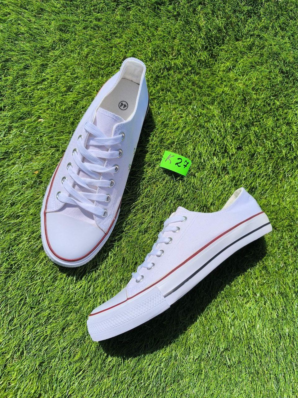 ЗНИЖКА! 44р (27,5см) Білі кеди конверси AIL STAR у стилі Converse