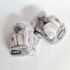 Дитячі рукавички варежки Вушка Зайчика сірі