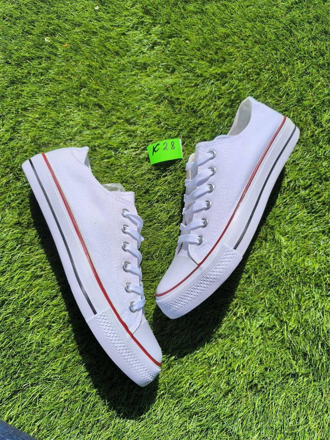 СКИДКА 44 р Білі кеди чоловічі конверси converse літні тканинні текстильні, фото 1