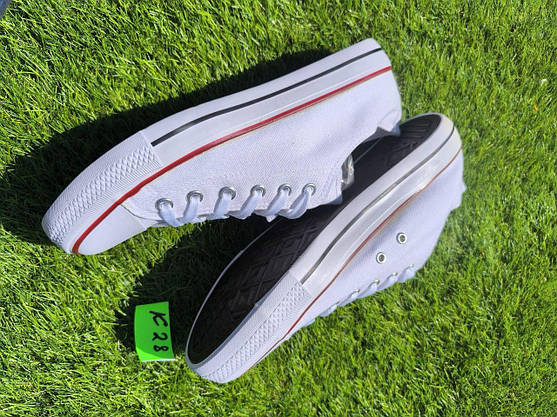 СКИДКА 44 р Білі кеди чоловічі конверси converse літні тканинні текстильні, фото 4