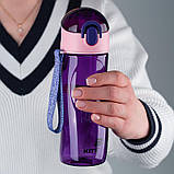 Пляшка для води Kite K25-400-04 530мл. фіолетова, фото 4