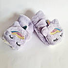 Дитячі рукавички рукавиці Єдиноріг бузкові