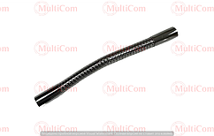 14-07-201. Гнучкий тримач для лампи, лупи з різбленням, метал, сірий, довжина.15 см