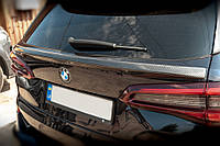 Нижний спойлер V1 (Натуральный карбон) для BMW X5 G05 2019- гг