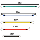 Гумові еластичні троси для кріплення багажу, 12 шт. транспортних ременів із гачками 25363, фото 5