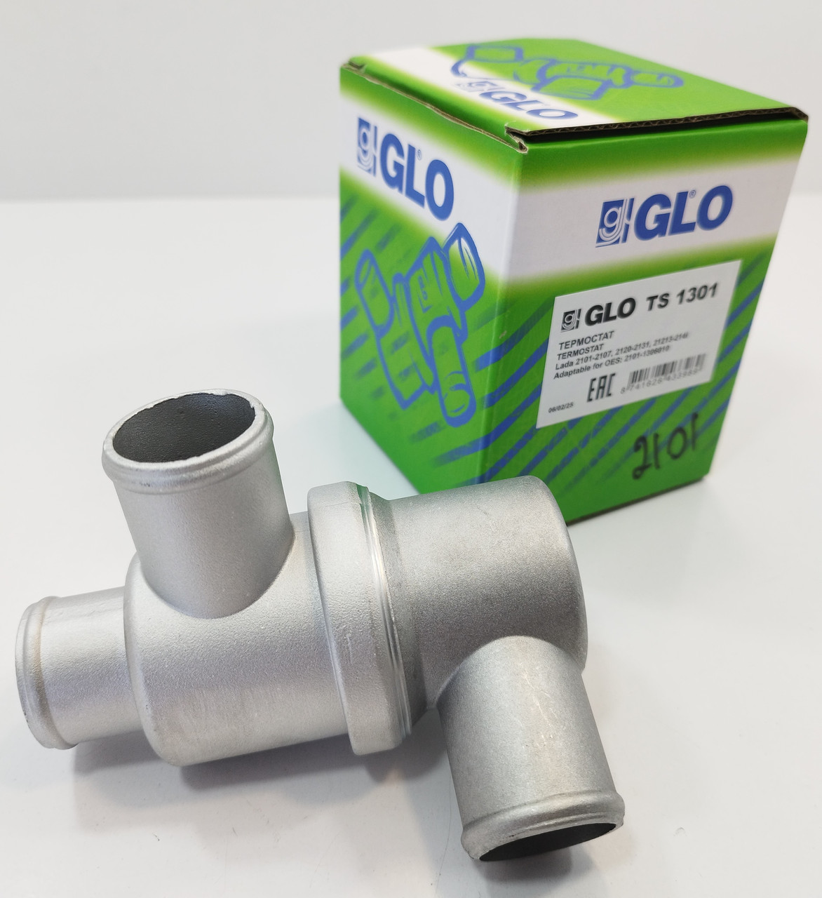 Термостат металевий 80° ВАЗ 2101-07 GLO Italy