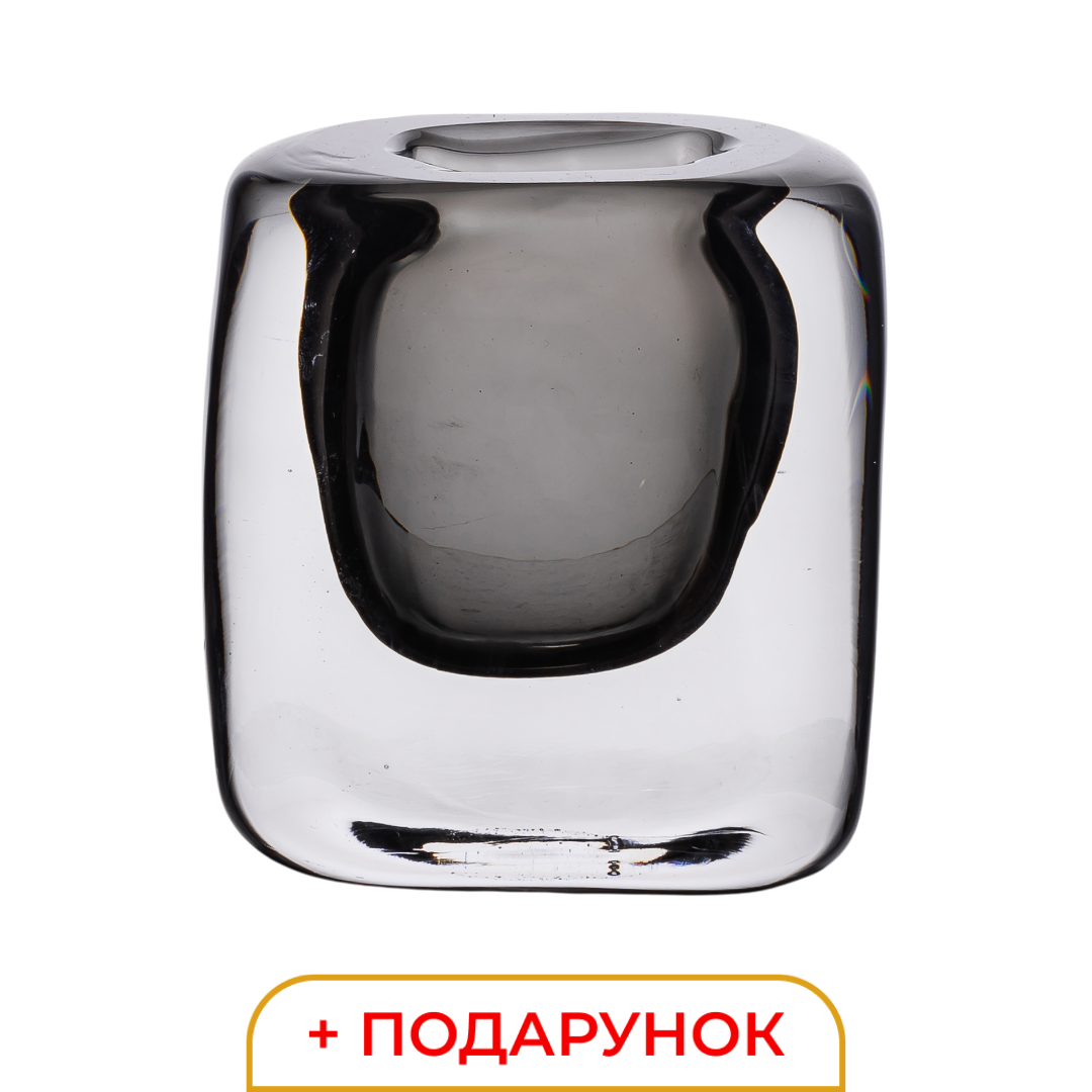 Маленька ваза 11 см декоративна з подвійними стінками + 🎁 стильні вази на подарунок в Lugi, фото 1