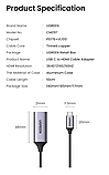 Адаптер Ugreen CM297 перехідник USB Type-C to HDMI 2.0 4K@60Hz (70444), фото 10