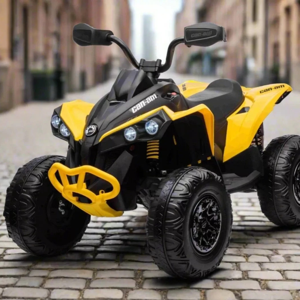 Трендовий дитячий електромобіль квадробайк від 3 років з 4WD 35W / Електричний байк на р/у для активного відпочинку, фото 1