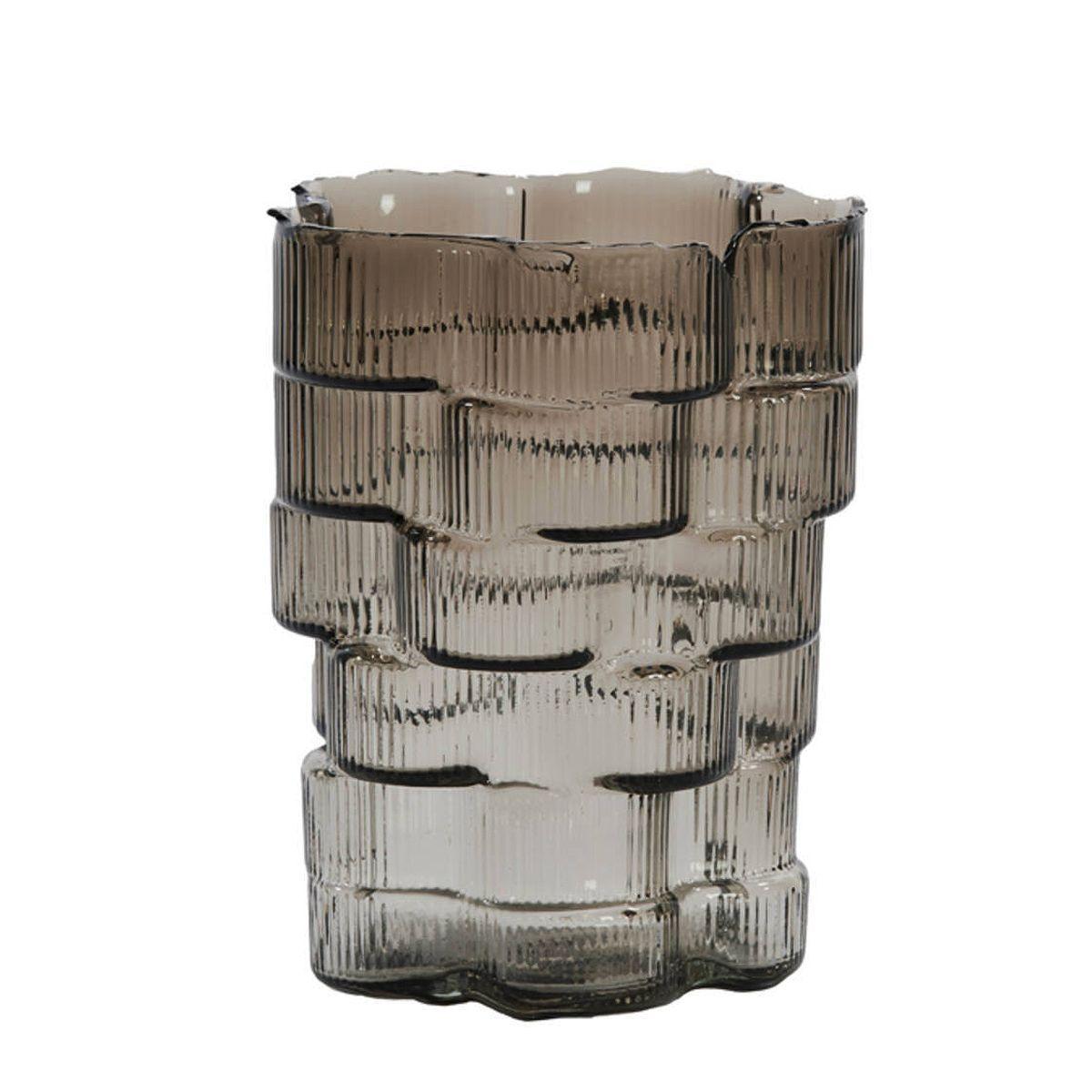 Ваза фігурної форми зі скла з хвилястими краями Douro Light&Living, фото 1