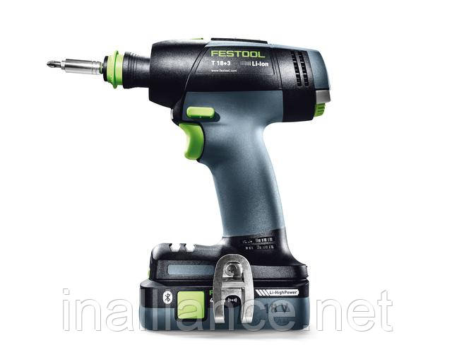 Акумуляторний дриль-шурупокрут Т 18+3 HPC 4.0 I-Plus Festool 576446