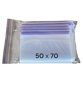 Зіп пакети Zip-Lock 50х70 мм, 50 мкм
