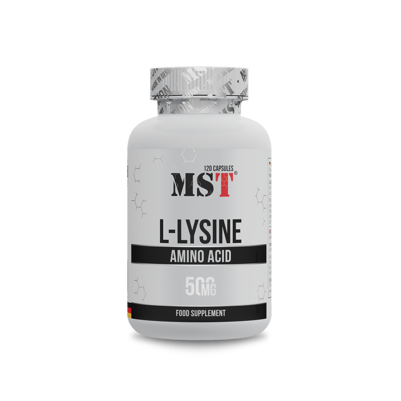 Амінокислоти MST® L-Lysine 120 caps, фото 1