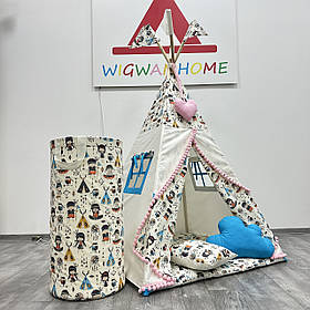 Дитячий Вігвам «Індіанці», Повний комплект, палатка для дітей