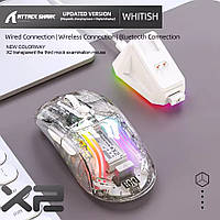Миша Attack Shark X2 Pro Gaming RGB Wireless Superlight Lightspeed Performance Black-White (810-005353)