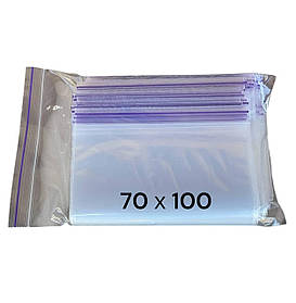 Зіп пакети Zip-Lock 70х100 мм, 50 мкм