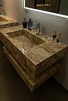 Умивальник з керамограніту, раковина з керамограні, вузькогабаритні умивальник