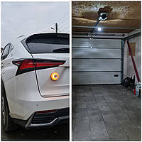 Аварійний ліхтар на магніті з батарейкою та режимом миготіння