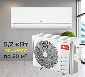 Кондиціонер TCL TAC-18CHSD/UG11V3AHB до 50 м², серії BreezeIN 2.0 UG11 5,28 кВт, інверторний до -30°C/+53°C