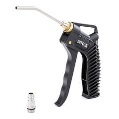 Пістолет пневматичний продувний YATO з соплом 110 мм 1/4" 0.8 Мпа YT-23731