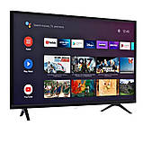 Телевізор з управлінням голосом 55 дюймів Самсунг Т2 Smart TV Full HD Android 14 Bluetooth Телевізор 4K К2, фото 5