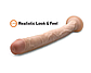 Довгий реалістичний фалоімітатор Blush Dr. Skin 19 inch dildo, 48х3, 2 див., фото 4