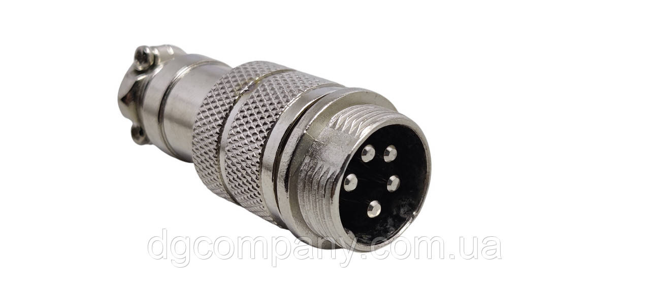 Роз'єм MIC 345 5-pin штекер монтажный