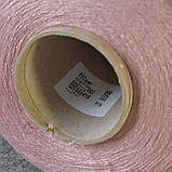 Пряжа віскоза з люрексом Firefly 2/36 Emiroglio рожева 100 грамів, фото 2