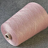 Пряжа віскоза з люрексом Firefly 2/36 Emiroglio рожева 100 грамів, фото 4