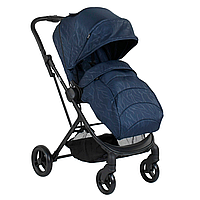 Прогулочная коляска JOY Liliya с реверсивным блоком Синяя