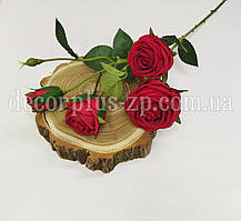 Гілка троянди "Преміум". 4-ка. Червона