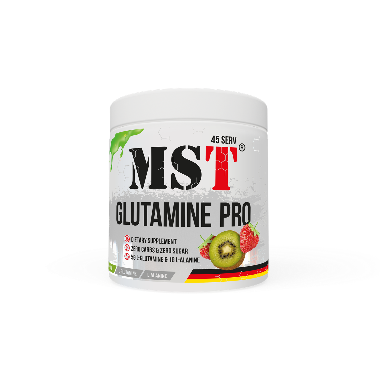 Глутамин MST® Glutamine PRO | Амінокислота Глютамiн + Аланiн 45 порцiй 315 грам, фото 1