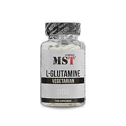 Глутамин MST® L-Glutamine 1100 mg | Аминокислота Глютамин 60 caps