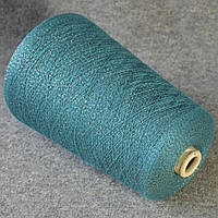 Пряжа віскоза з люрексом Firefly 2/36 Emiroglio петроль 100 грамів