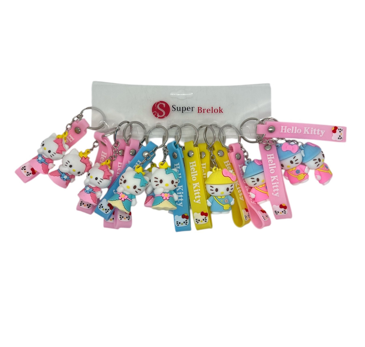 Брелок гумовий Hello Kitty з бантиком