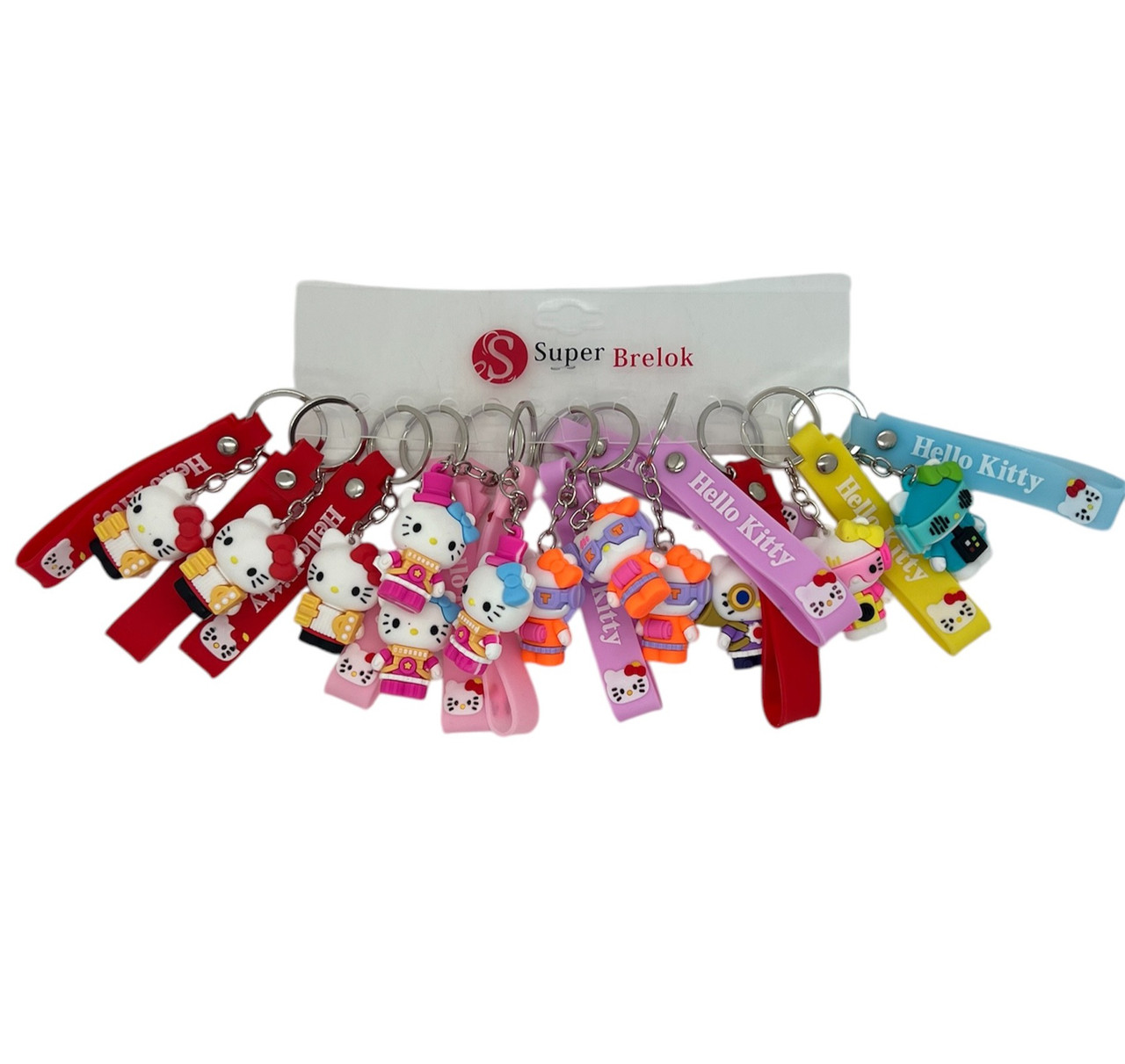 Брелок гумовий Hello Kitty асорті
