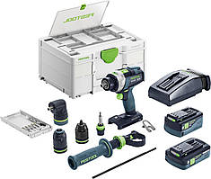Акумуляторний ударний дриль-шурупокрут QUADRIVE TPC 18/4 5.0/4.0 I-Set/XL Festool 577622