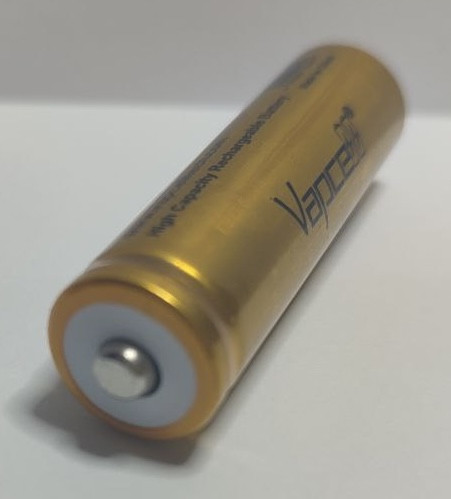 Акумулятор Vapcell IFR14500 3.2 V 650 мА·год розрядний струм 2 А LiFePO4 без захисту AA
