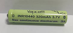 Акумулятор Vapcell 10440 320 мА·год 3 А без захисту