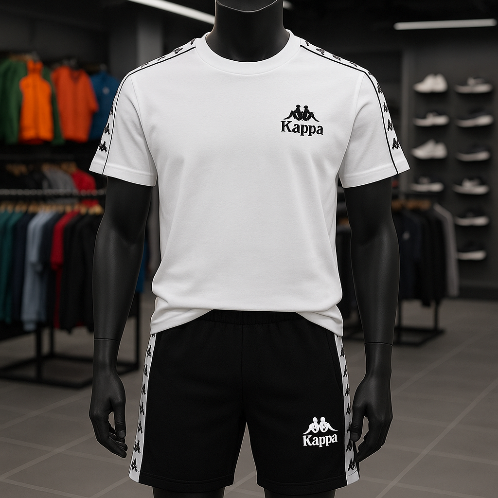 Літній чоловічий комплект Kappa (шорти та футболка)