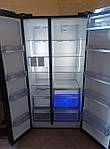 Холодильник з морозильною камерою Side-by-side Beko GN163140ZGB чорний, фото 6