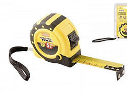 Рулетка з магнітом 5м x 25мм 64-5025 ТМ MASTER TOOL