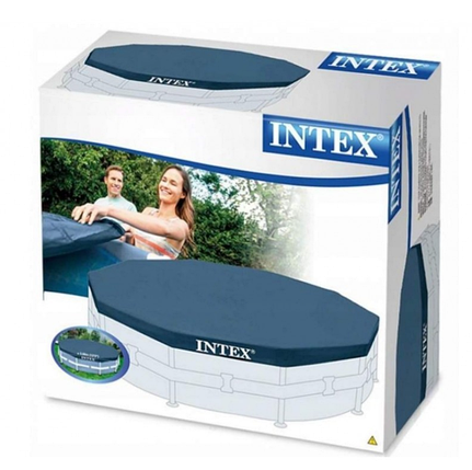 Тент для каркасного басейну Intex 28030 круглий, діаметр 305 см., фото 3