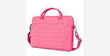 Сумка для ноутбука WiWU Cosmo Laptop Slim Bag 13.3 Hot pink (темно-рожева), фото 6