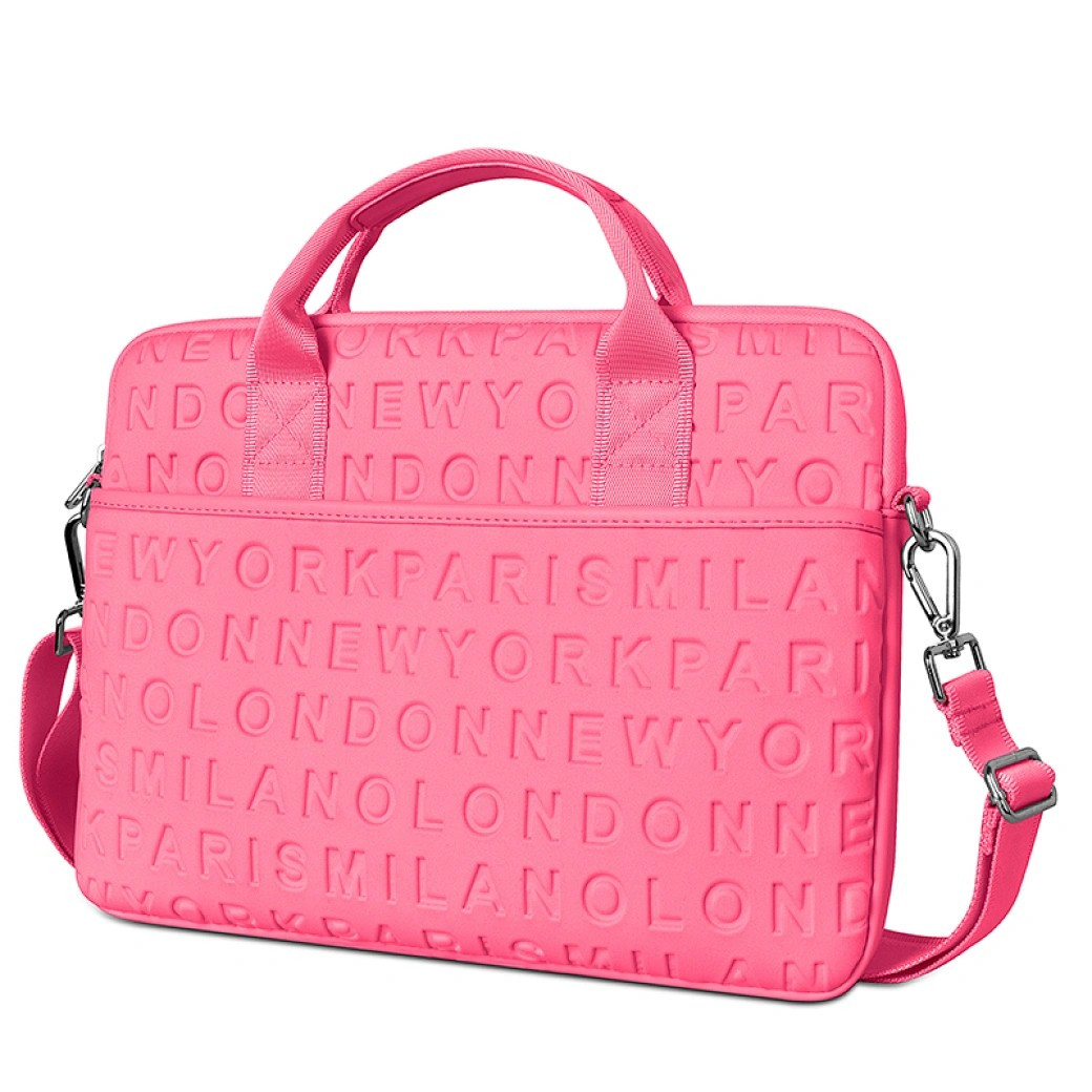 Сумка для ноутбука WiWU Cosmo Laptop Slim Bag 13.3 Hot pink (темно-рожева)
