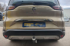 Фаркоп Renault Espace V 2015-2021 (Рено Еспейс 5) без підрізу бампера