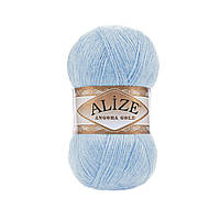 Нитки пряжа для в'язання ANGORA GOLD Ангора Голд від ALIZE Алізе № 953 бласкитний