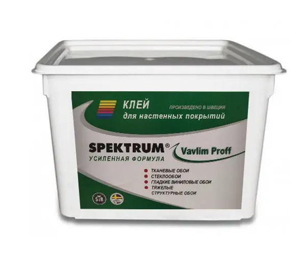 Клей SPEKTRUM Vavlim Proff для настінних покриттів (15 л), фото 1