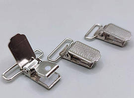 Застібка для підтяжок Нікель (20 мм)