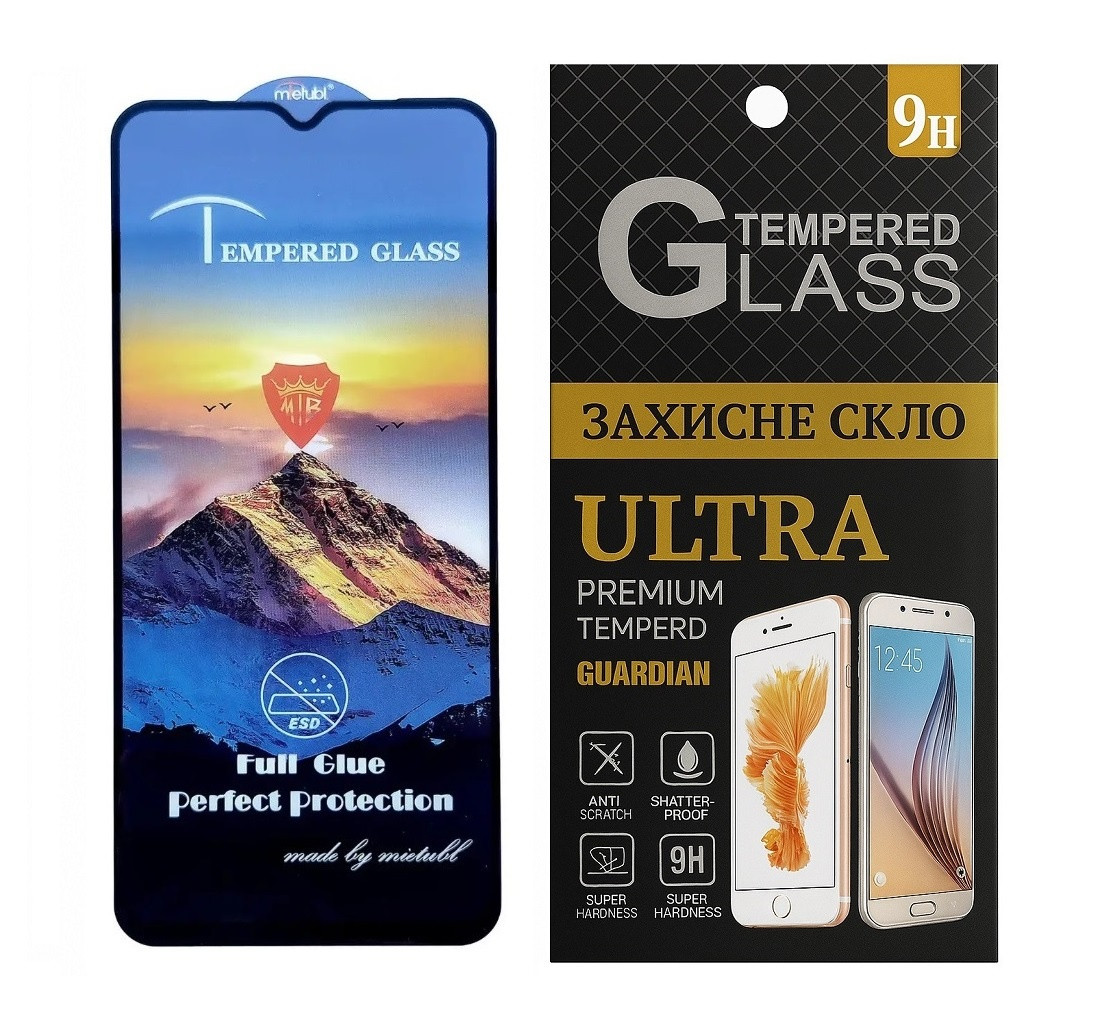 Захисне скло Mietubl ESD Anti-Static для Xiaomi Redmi 9A / 9AT / 9C / 10A з чорною рамкою